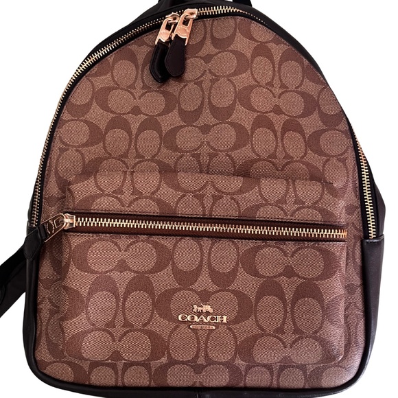 Coach Brown Backpack - Picture 1 of 5